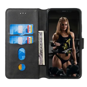 Magnetinio Flip Case For Iphone 11 Pro SE 2020 XS MAX XR atveju Piniginės Stovo Dangtelis Skirtas IPHONE 6 7 8 PLIUS 6S Odos Turėtojas Knyga