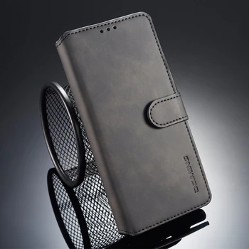 Magnetinio Odinis Dėklas, Skirtas Samsung Galaxy A6 A8 Plius A7 A8 A9 2018 S7 Krašto S8 S9 Plus Pastaba 8 9 Atveju Piniginės Kortelės Laikiklį, Flip Dangtelis