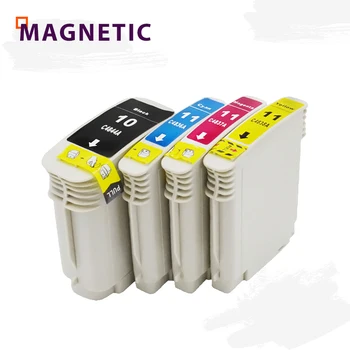 Magnetinio Suderinama rašalo kasetės HP 10 11 Designjet 110 100plus C4844A Rašalinis 2800dt 2800dtn spausdintuvui HP10