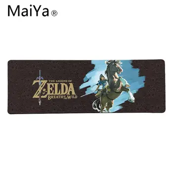 Maiya Aukštos Kokybės Legend of Zelda Natūralaus Kaučiuko Žaidimų kilimėlis Stalas Kilimėlis Nemokamas Pristatymas Didelis, Mouse Pad Klaviatūros Kilimėlis