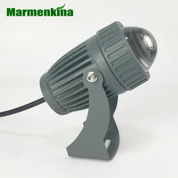 Marmenkina Cree LED Lustas led prožektorius Aliuminio IP65 siauras spindulio kampas 10W LED Prožektoriai su 100m šviesos vietoje, ilgis
