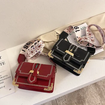 Mažas Maišelis Vakarų Stiliaus Moterų Maišas Naujas Mados Paprasta Pečių Maišą Mori Retro Plačiajuosčio ryšio Krepšys