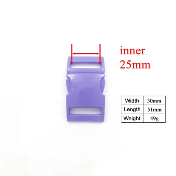 Mažmeninės prekybos(metalo sagtis+reguliuoti sklendėmis+D ring+metalas šuo užsegimas) dažų purkštuvu violetinė aksesuaras 25mm austiniai diržai 