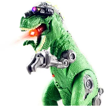 Mechaninė T-Rex Dinozaurai Elektros Žaislas Didelio Dydžio Pėsčiomis Dragon Žaislas Su Šviesos, Garso Modelis, Žaislai Vaikams