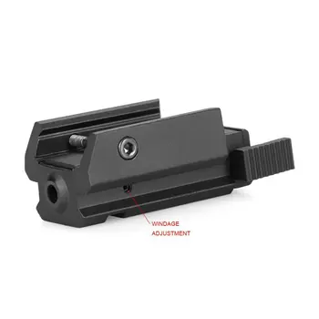 Medžioklės Red Dot Lazerio Mini Kompaktiškas Raudonojo Lazerio Akyse 21mm Picatinny Rail Mount dėl Taktinių Riflescope Pistoletas