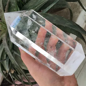 Meltingquartz kristalų taško chakra skaidraus krištolo lazdelę ir gijimą, kristalai, akmenys feng shui
