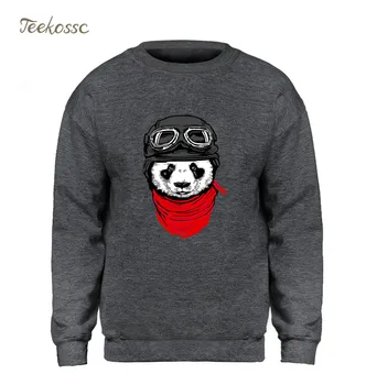 Mielas Panda Hoodie Vyrų Cool Spausdinti Palaidinukė Harajuku Palaidinės 2020 M. Žiemą, Rudenį, Vilnos Šiltas Grafinio Dizaino Streetwear Mens