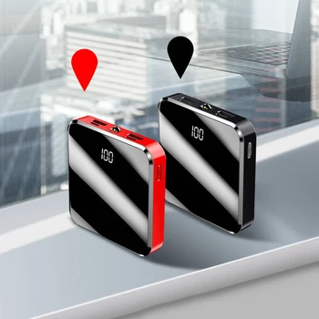 Mini Galios Banko 20000mAh Už Xiaomi mi 9 Powerbank Nešiojamas Įkroviklis Mini USB Dual Greito Įkrovimo Poverbank 