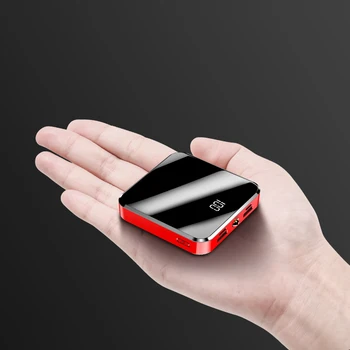 Mini Galios Banko 20000mAh Už Xiaomi mi 9 Powerbank Nešiojamas Įkroviklis Mini USB Dual Greito Įkrovimo Poverbank 