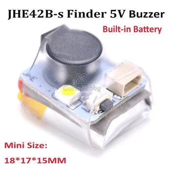 Mini JHE42B-s Finder 5V Super Garsiai Buzzer Tracker 100dB su LED Buzzer Alarm super lengvas, Skirtas FPV RC Drone F3 Skrydžio duomenų Valdytojas