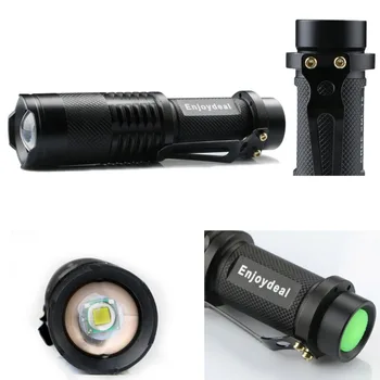 Mini LED Žibintuvėlis Šviesos 3000LM LED Žibintuvėlis T6 Zoomable Žibintuvėlis šviesos taktinis Žibintuvėlis Lempos lanterna 5 režimai 18650