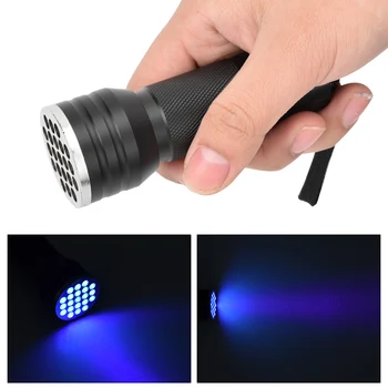 Mobiliųjų Telefonų Remontas Vandeniui LED Žibintuvėlis UV Klijai Gydant ultravioletinės Šviesos Su 24 Lempos Karoliukai Telefonų Remonto Įrankiai