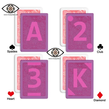 Modiano Anti Cheat Teksaso Pokeris Infraraudonųjų spindulių Kontaktiniai Lęšiai Plastiko Magija, Kortų Šalies stalo Žaidimas Vandeniui Denio