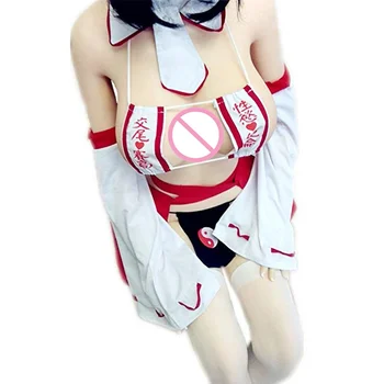 Moteriški Japonijos Ragana Cosplay Apatinis Trikotažas Anime Išgalvotas Vienodas Seksualus Strappy Bikini Apatinis Trikotažas Rinkinys