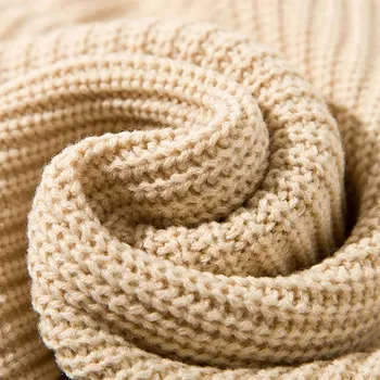 Moterų Megzti Megztinis Golfo Negabaritinių Megztinis ilgomis Rankovėmis Elegantiškas, Kietas Šilti Megztiniai 2020 M. Žiemos Moterų Megztinis Viršūnės