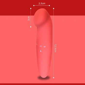 Moterų Mini Galingas G-taško Vibratorius Pradedantiesiems Nešiojamų Mielas išvaizdą baterija Moteris Suaugusiųjų sekso žaislai G Spot Vibratorius