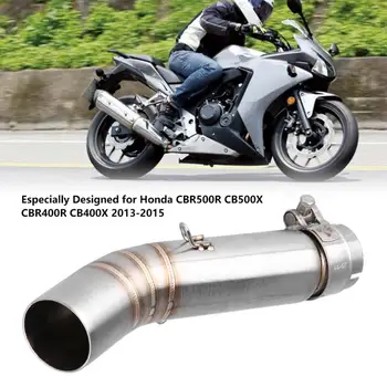 Motociklo Išmetimo Vamzdžio Vidurio Link Prisijungti Honda CBR500R CB500X CBR400R CB400X 2013 m. m. m Išmetimo Sistemos Naujos Atvykti