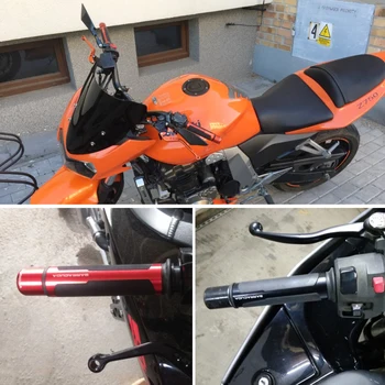 Motociklo priešslydžio Sistema Rankena Grips Moto Cafe Racer išilginis Dalys Kawasaki ZZR600 ZX10R ZX12R ZX6R ZX14R Z1000SX Z750
