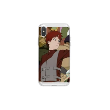 NARUTO Gaara Anime serijos Mados Paramos Minkšto Silikono skaidrus Telefono dėklas Skirtas IPhone 12 11Pro Max Xs XR X 6 7 8 Plus Atveju