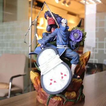 NAUJAS Anime Naruto Shippuden Uchiha Obito Tobi Akatsuki Uchiha Madara GK statula PVC Veiksmų Skaičius, Modelio Surinkimo FiguresToys