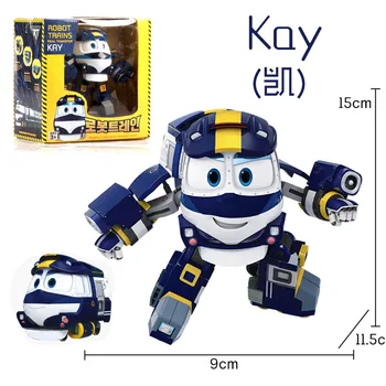 NAUJI karšto 6pcs/set Robotas Traukinių Transformacijos Kay Alf Dinaminis Traukinio Šeimos Deformacijos Traukinio Automobilių veiksmų skaičius, žaislai, žaislų lėlės