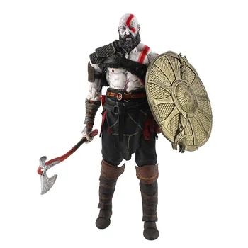 NECA God of War 4 Kratos Duomenys Naujas PVC Veiksmų Skaičius, Kolekcines, Modelis Žaislas Dovanos Vaikams