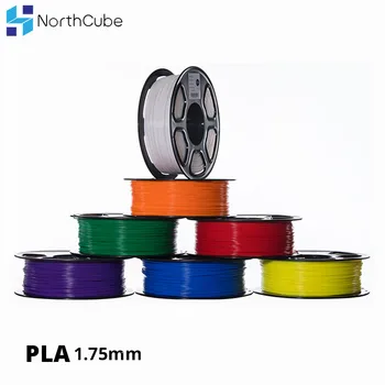 NORTHCUBE 3D Spausdintuvas PLA Gijų 1.75 mm, 3D Spausdintuvai, 1kg(2.2 lbs) +/- 0.02 mm Kaitinimo Turėtojas, Skaidrus, Mėlyna Spalva