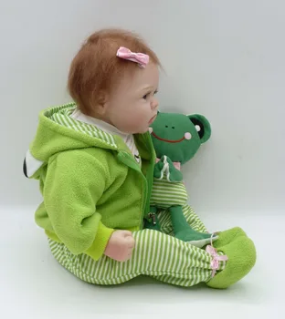 NPK Nekilnojamojo touch 55cm Silikono Tikroviška Bonecas Kūdikių naujagimių realus magnetinio žindukas bebes reborn lėles kūdikių žaislas
