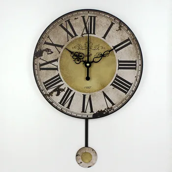 Namo apdaila romėnišką sieninis laikrodis silent kambarį sieninis laikrodis kūrybinis dizainas modernus susitikimų kambarys sieninis laikrodis dovana