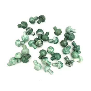 Natūralaus Green Jade Akmuo Smaragdas Grybo Formos Kristalų Poliruoti Gydymo Dovana Natūralių Akmenų ir Mineralų
