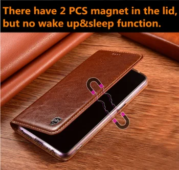 Natūralios odos magnetinio flip cover kortelės turėtojas Umidigi A9 Pro/Umidigi A7/Umidigi A7 Pro/Umidigi Pro A5/Umidigi S5 Pro 
