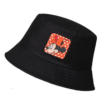 Nauja Banga DONALDAS, DAISY Mickey Juokingas mielas Animacinių filmų pleistras Kibiro Kepurę Vyrams, Moterims, lauko laisvalaikio geros kokybės medvilnės Žvejybos Hat