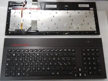Nauja Originali italijos Tastirea už Asus G74 G74SX klaviatūra su apšvietimu ir rėmo V126262AK1 04GN562KIT00-1 0KN0-L81IT011
