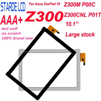 Naujas Asus ZenPad 10 ZenPad Z300 Z300M P00C Z300CNL P01T Jutiklinis Ekranas skaitmeninis keitiklis Pulto Jutiklis Tabletės Geltonos Juostelės Kabelis Dalys