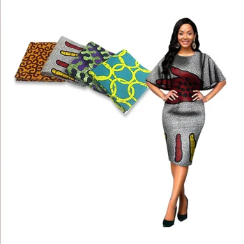 Naujas Atvykimo Aukštos Kokybės 2020 Vaškas, medvilnės Vaškas Afrikos Vaškas, medvilnės Dizainas vaškas audinio Šalis Suknelė H201214