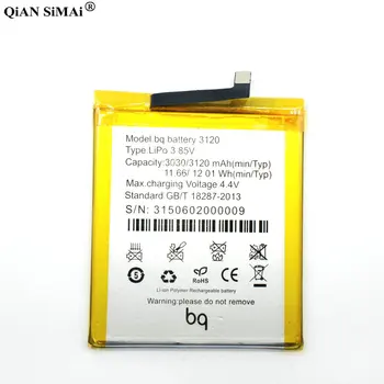Naujas Aukštos Kokybės 3120 3030mAh baterija ir remonto įrankiai BQ Aquaris M5 telefonas + Sekimo numerį