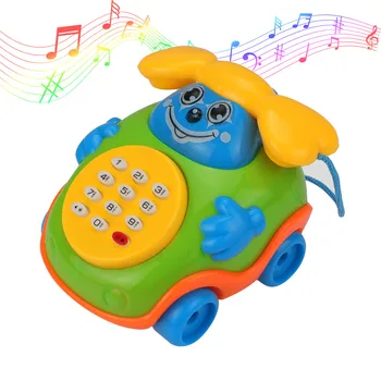 Naujas Baby Elektros Telefono Animacinių Filmų Modelis Dovanos Anksti Švietimo Raidos Muzikos Garso Mokymosi Žaislai