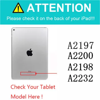 Naujas Case For iPad 10.2 colių 7-osios Kartos 2019 Padengti Pieštukas Turėtojas iPad 10.2 A2197 Vaikai Saugus, atsparus smūgiams Šarvai