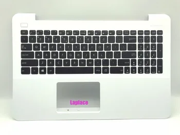 Naujas JAV klaviatūros Asus X555LA A555LAB X555LD X555UA X555LP balta palmrest