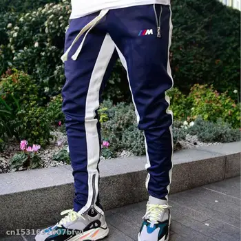 Naujas Mens Poilsiu Atsitiktinis Kelnės Vyrams Sportiniai Tracksuit Nuosėdos Sweatpants Kelnės Hip-Hop Trackpants Slim Fit bmw m Kelnės