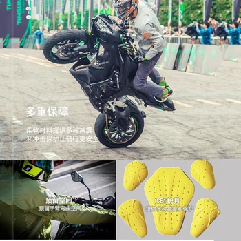 Naujas Motociklo Striukė Vyrų Motokroso Striukė Kvėpuojanti Moto Striukė Nešiojami Motociklas Drabužiai Su CE Apsauga