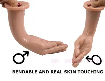 Naujas-Oji Dildo hand dildo didelis analinis kaištis erotiniai sex žaislų didžiulis dildo rankos kumščiu moterų lesbiečių masturbuotis flirtuoti sekso parduotuvė