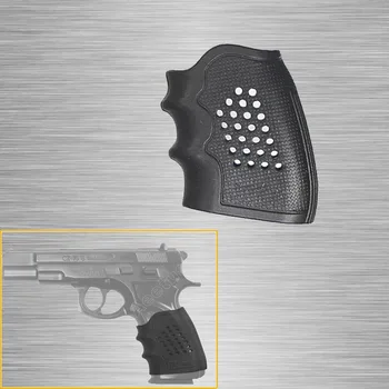 Naujas Taktinis Pistoletas Gumos Rankena Pirštinės Dangtelį Rankovėmis Anti Slip CZ 75/85 Grip Sleeve Anti Slip Dauguma Revolver