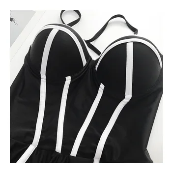 Naujas de trajes bano plonas spalva stereo iškarpa-rinkti juostinio plieno paramos didelis sijonas tipo kelnės siamo maudymosi kostiumėlį moteris spa