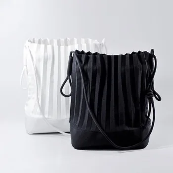 Naujas prekės ženklas vasaros kelionių dizaineris aukštos kokybės virvių talpos kibiras nešti Tailandas plisuotos kelionės didelis pirkinių krepšiai rankinės