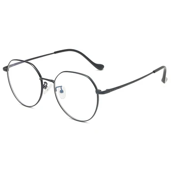 Naujas retro metalinių akinių rėmelių Mados netinkamų akinių rėmeliai tendencija vyrai ir moterys, dekoratyvinis plokščio veidrodžio.