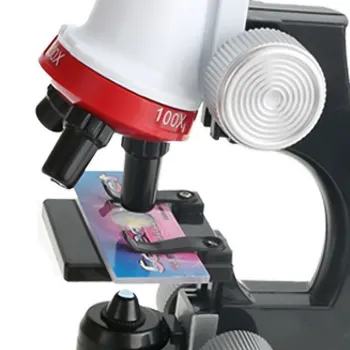 Naujojo Mikroskopo Rinkinys Lab LED 100X-400X-1200X Namų Mokyklos Švietimo Žaislas Dovana Rafinuotas Biologinis Mikroskopas Vaikams, Vaikų^