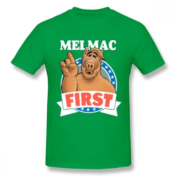 Naujovė ALF Melmac Pirmą Marškinėliai vyrams Stilingas Dizainas, Apvalios Apykaklės Ateivių Gyvybės Formos Marškinėliai, Plius Dydis