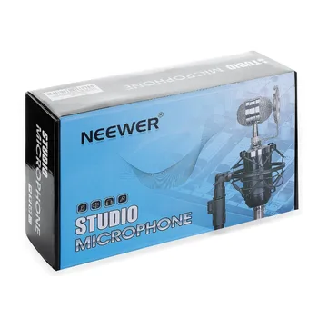 Neewer NW-1500 Darbalaukio transliavimas ir Įrašymas Kondensatoriaus Mikrofonas su Garso Kabelis Paketas su Mic Stand, Metalo Shock Mount