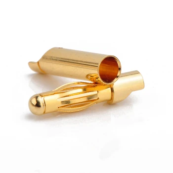 Nemokamas Pristatymas 20 porų KAUPTI NAUJAS 4.0 mm 4 mm Aukso Padengtą Kulka Jungtis RC baterija ESC Plug